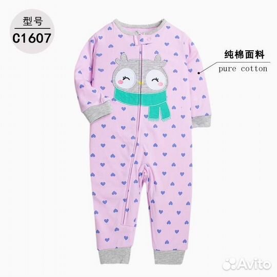 Новые Слипы Carter's baby на девочку