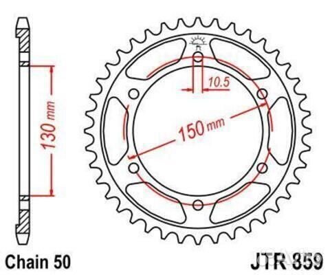 Звезда ведомая JTR859 39