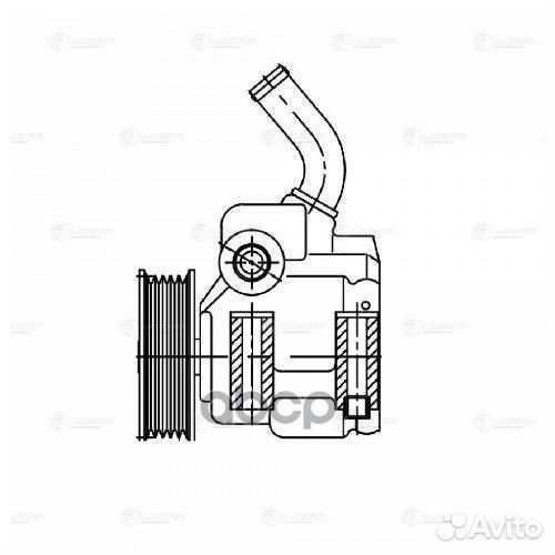 Насос гур ford fiesta 01/fusion 02- LPS1001 luzar