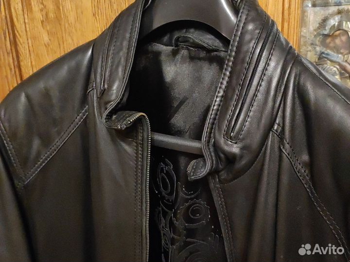 Кожаная куртка мужская 60, 62