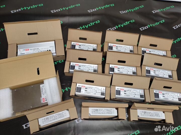 Драйверы Mean Well на 24 вольта от 40 до 2400ватт