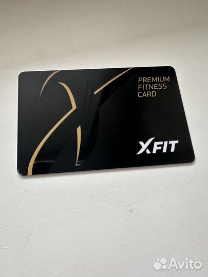 Карта фитнес клуба X fit