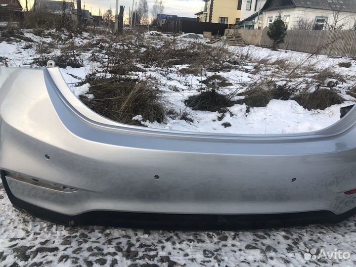 Задний бампер hyundai solaris