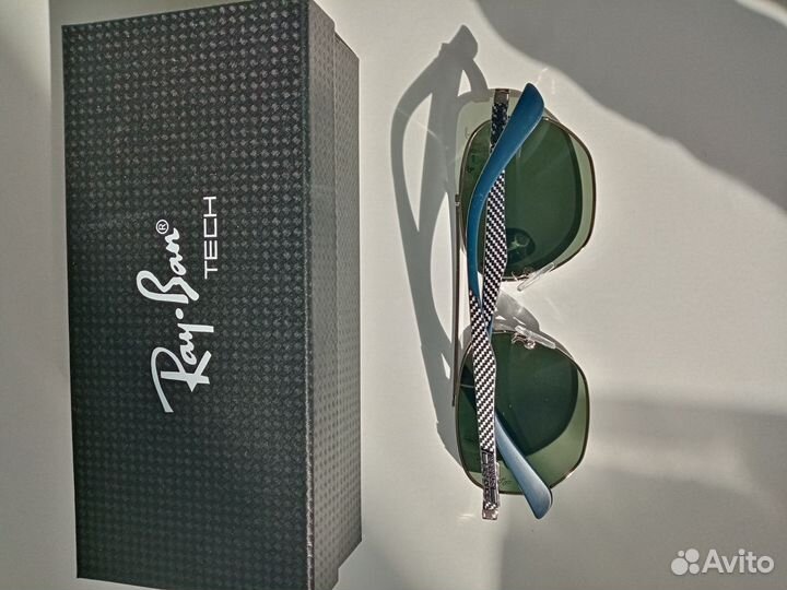 Солнцезащитные очки Ray-Ban Marshal зелёные polari