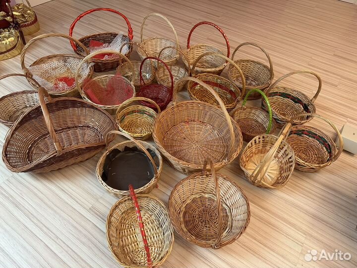 Корзины плетенные 22 штуки