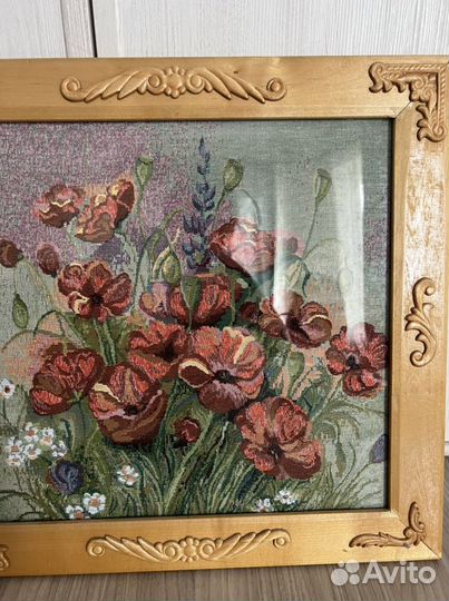 Картина вышивка ручная работа