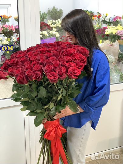 Розы гигантские высокие 80, 100 см