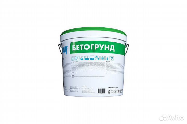 Грунт бетоноконтакт Бетогрунд Кнауф 15 кг