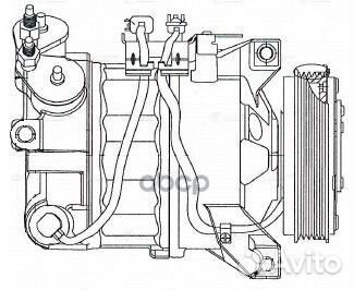 Компрессор кондиц. для а/м Volvo S80 II (06) /X