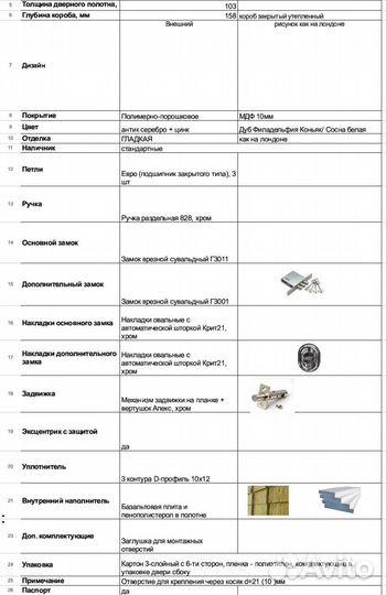 Дверь Терма Дуб