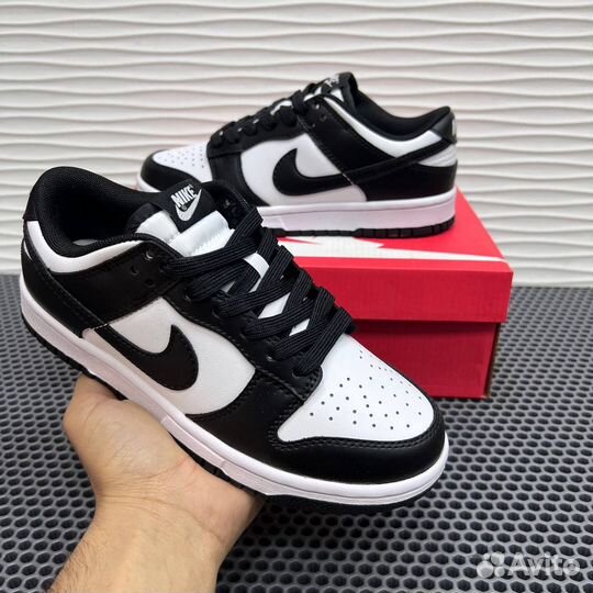 Кроссовки Nike Dunk Low Retro White Black Panda