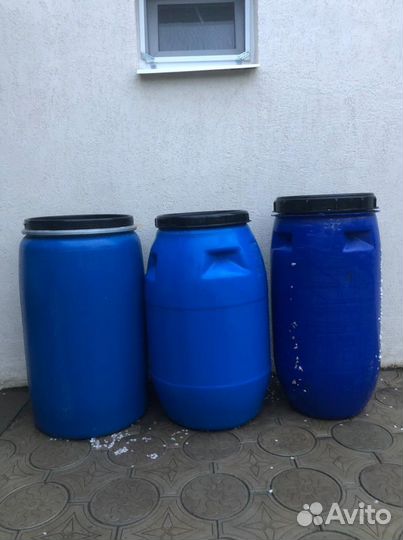 Пластиковые бочки