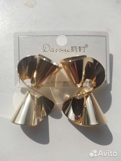 Серьги новые