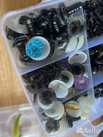 Пряжа плюшевая, глазки,носики для игрушек