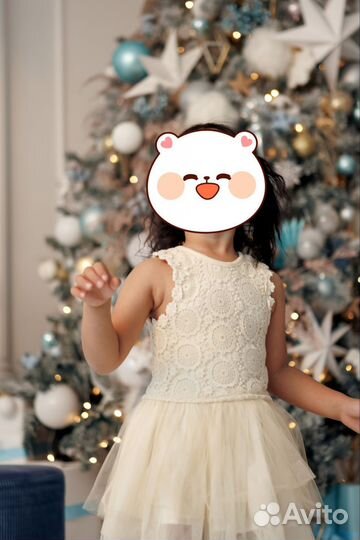 Платье для девочки 98-104