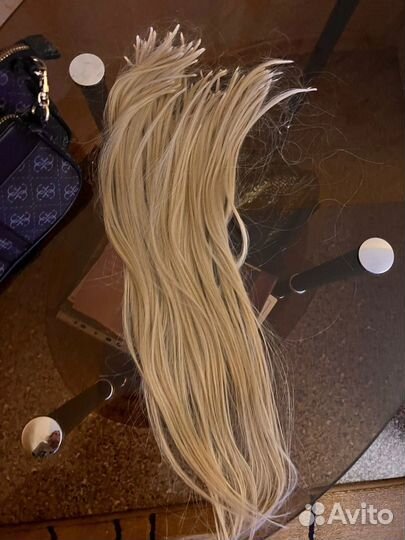 Волосы для наращивания блонд