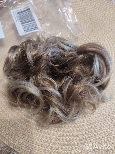 Шиньон пучок на резинке