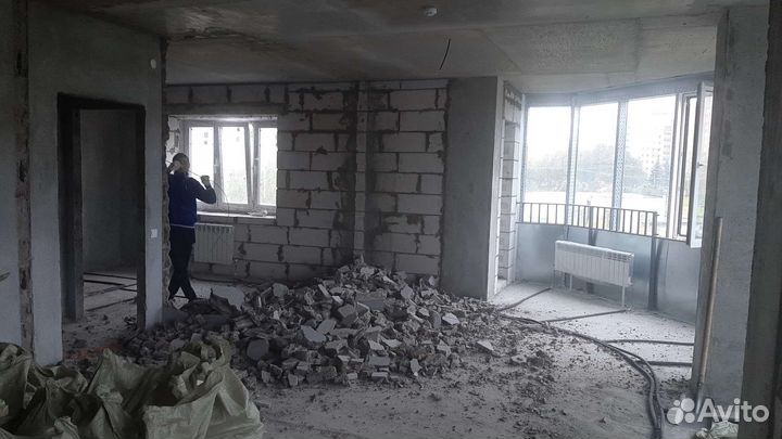 Демонтаж и вывоз мусора