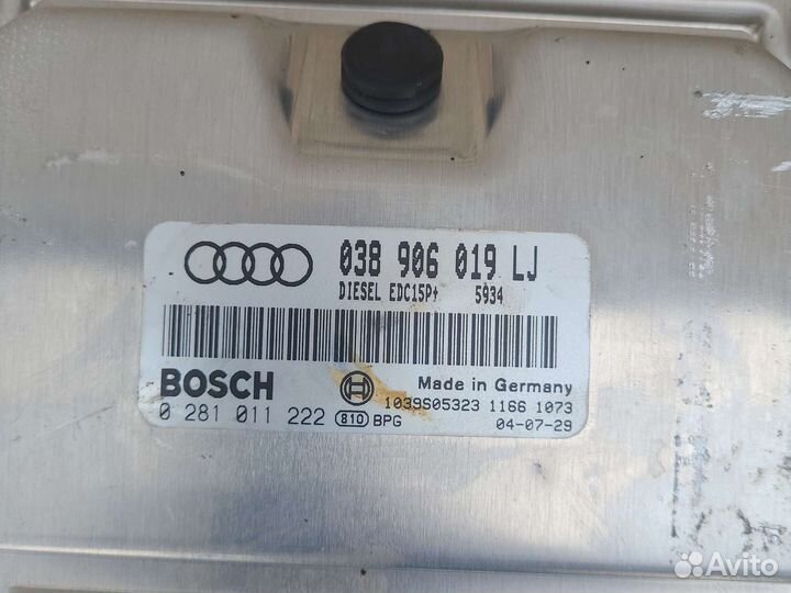 Блок управления двигателя эбу Audi A4 B6 1.9 TDI