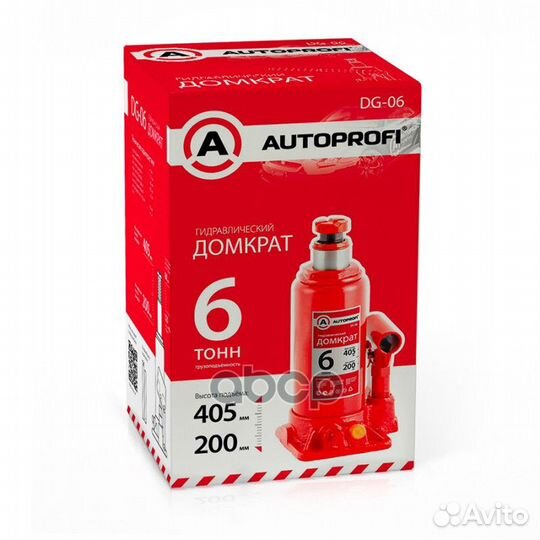 Домкрат гидравлический 6 т 200-405 мм Autoprofi