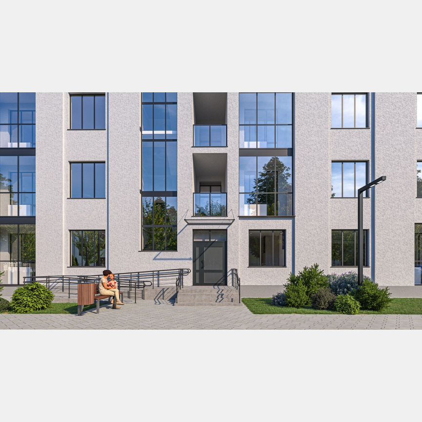 2-к. квартира, 40,7 м², 1/4 эт.