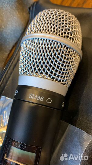 Shure qlxd2/sm86-g51 ручной микрофон