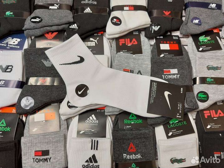 Носки Nike Adidas Puma Reebok