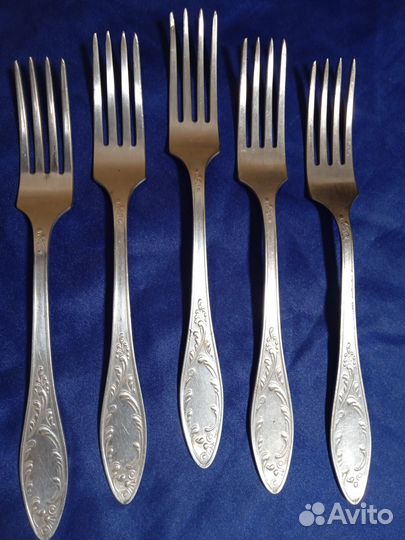 Мельхиоровые вилки