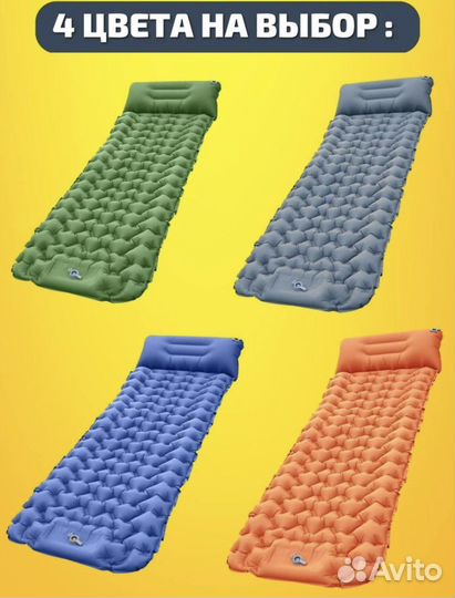 Коврик туристический самонадувающийся