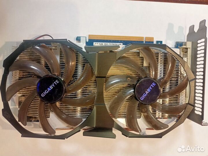 Видеокарта Gigabyte GTX 560 GV-n56goc-1