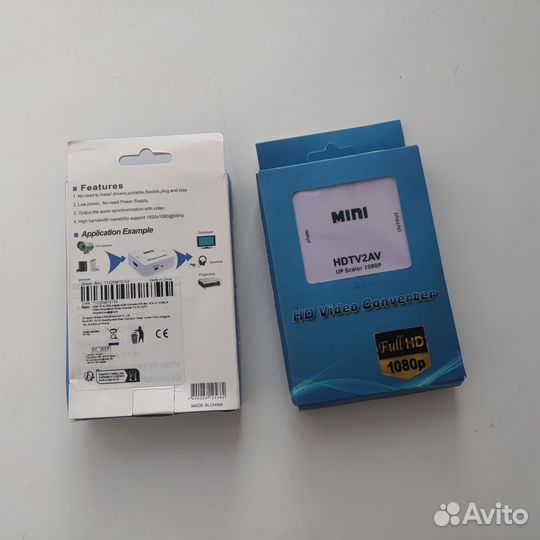 Переходник конвертер с hdmi на тюльпаны RCA