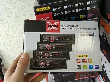 Магнитола с блютуз usb радио новые