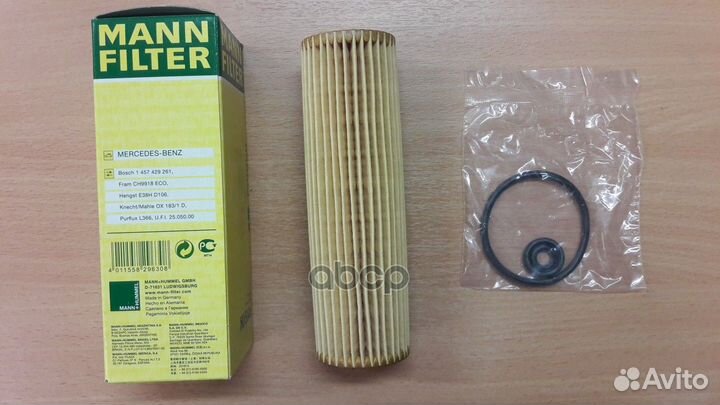 Фильтр масляный MB W203/204/211/C209 1.6/1.8 Ko