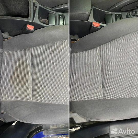 Бюджетная химчистка салона автомобиля