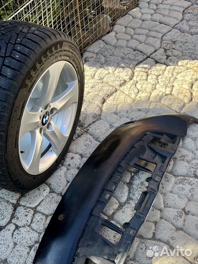 Юбка заднего бампера бмв Х6