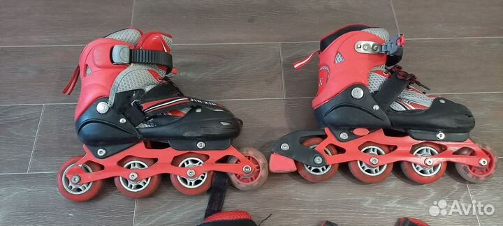 Детские ролики раздвижные 33-36
