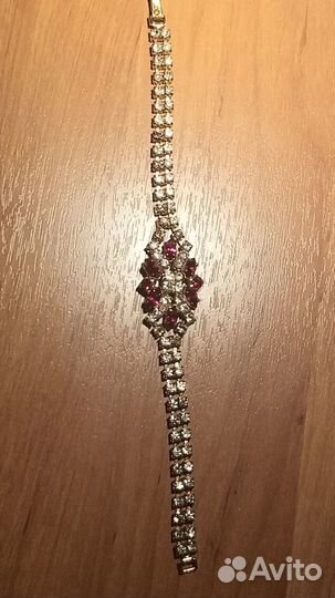 Винтажный браслет чешская бижутерия