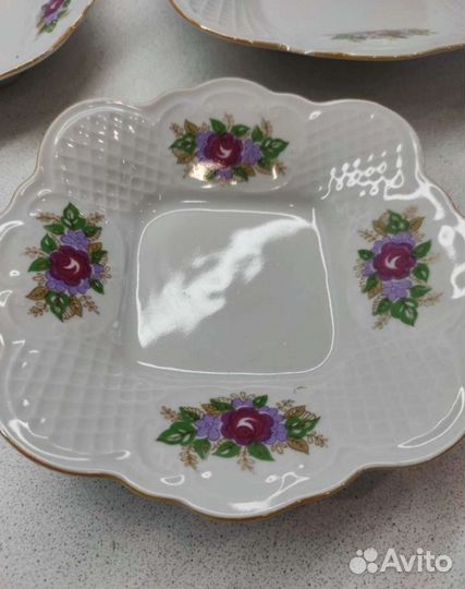 Набор салатников фарфор Коростень СССР