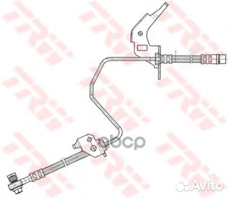 Шланг тормозной задний L opel Astra G/H/Meriva