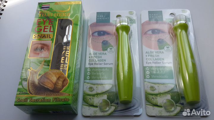 Роликовый Гель вокруг глаз. Таиланд