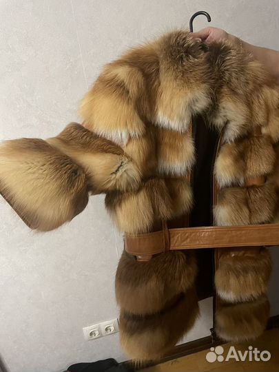 Шуба натуральная лиса