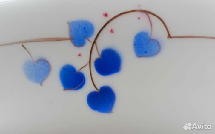 Блюдо большое овальное Дулево