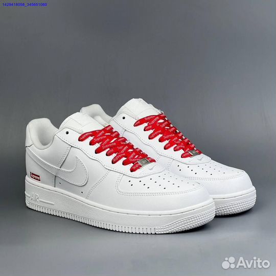 Кроссовки Nike Air Force 1 Low & Supreme (Арт.34081)