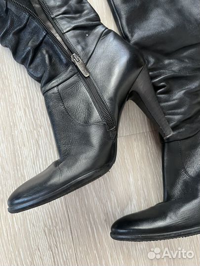 Сапоги женские натуральная кожа 37
