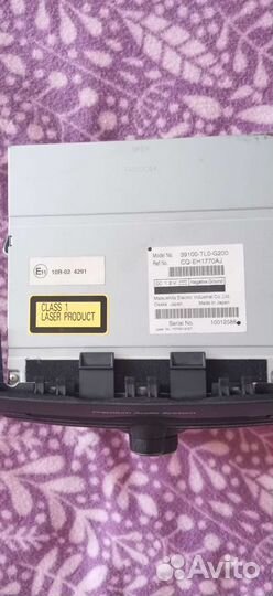 Автомагнитола Honda accord 2008-2012