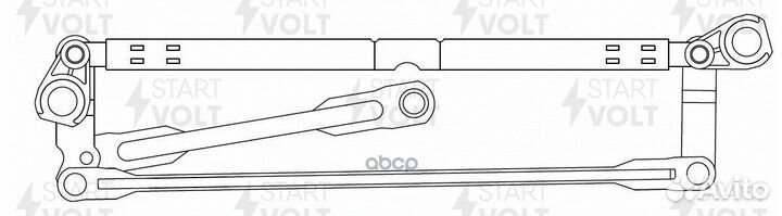 Трапеция стеклооч. для а/м VAG Polo Sedan (10)