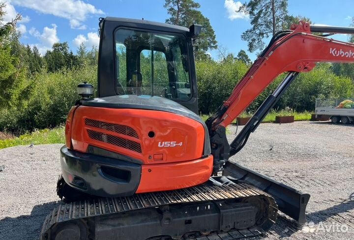 Мини-экскаватор Kubota U55, 2020