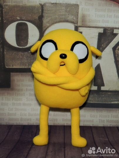 Джейк Время Приключений мягкая игрушка