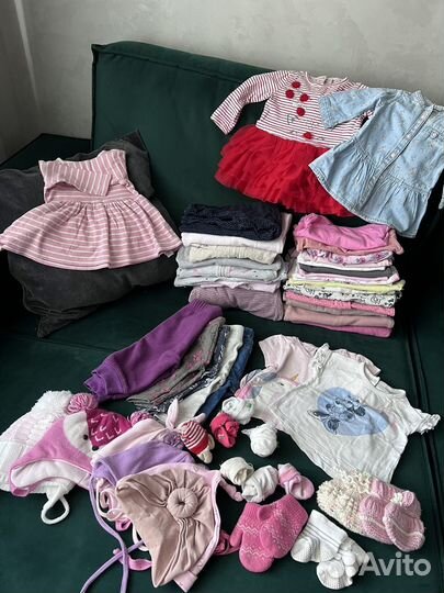Детские вещи 62-74 размер на девочку