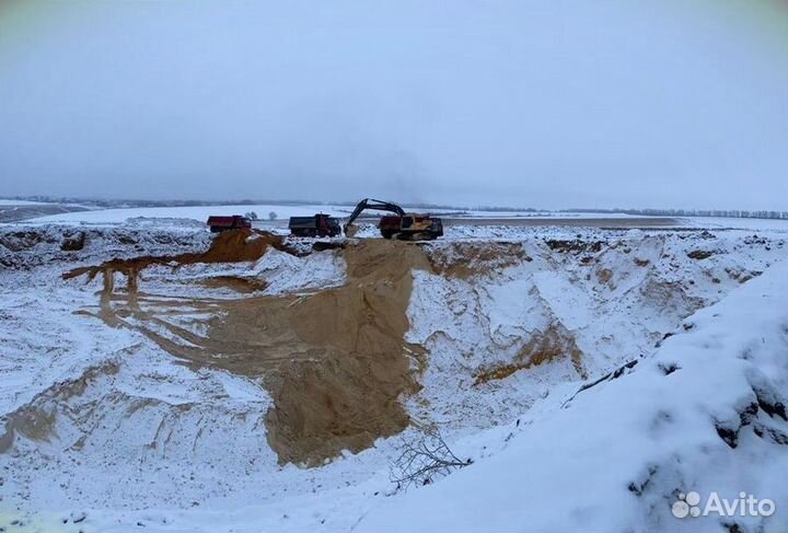 Песок карьерный